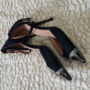 Jeffrey Campbell Koons Pump, Black Suede, 8.5